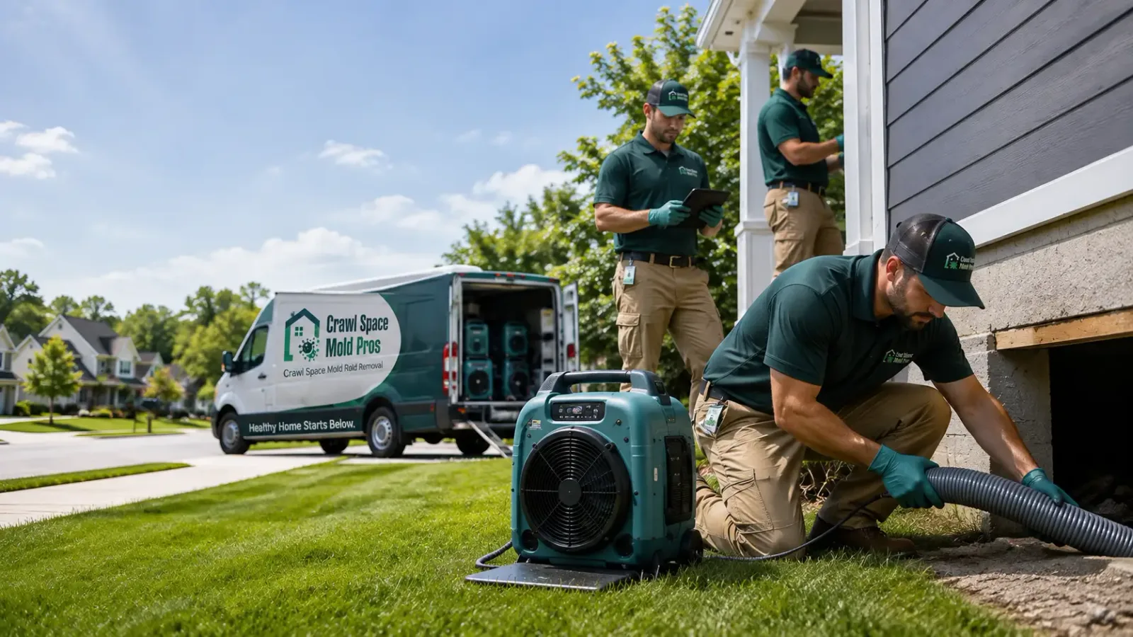 Crawl Space Mold Removal in Shingle Springs, CA